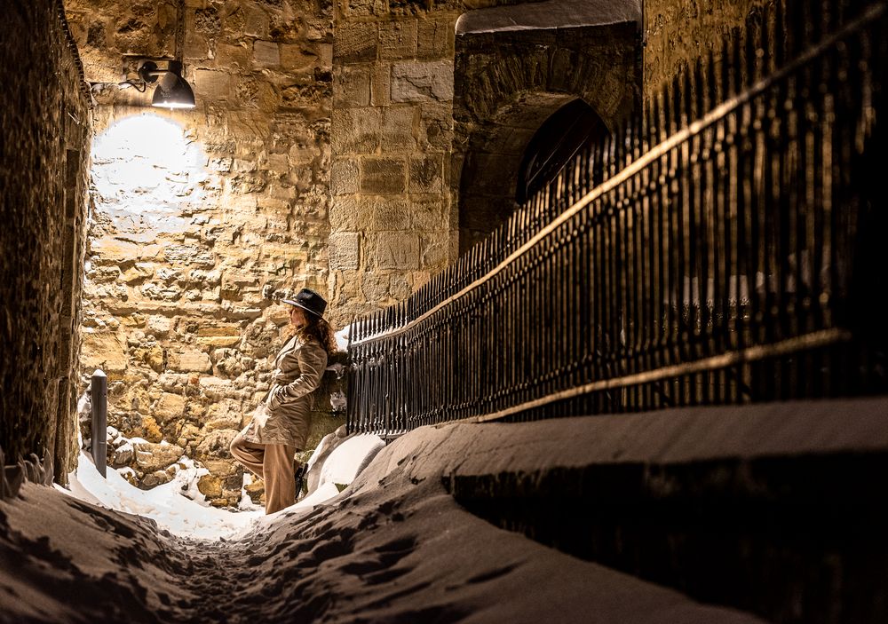 Im Hexengang Foto & Bild jahreszeiten, winter, portrait Bilder auf