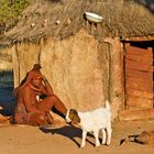 Im Himba-Dorf
