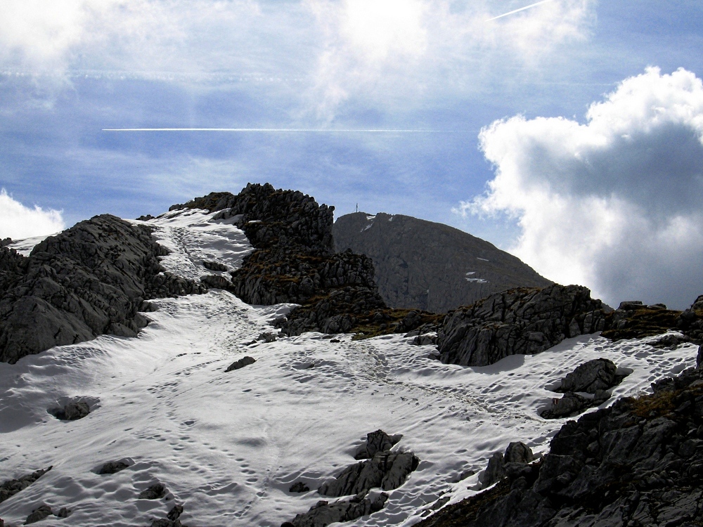 Im Hintergrund das Seehorn