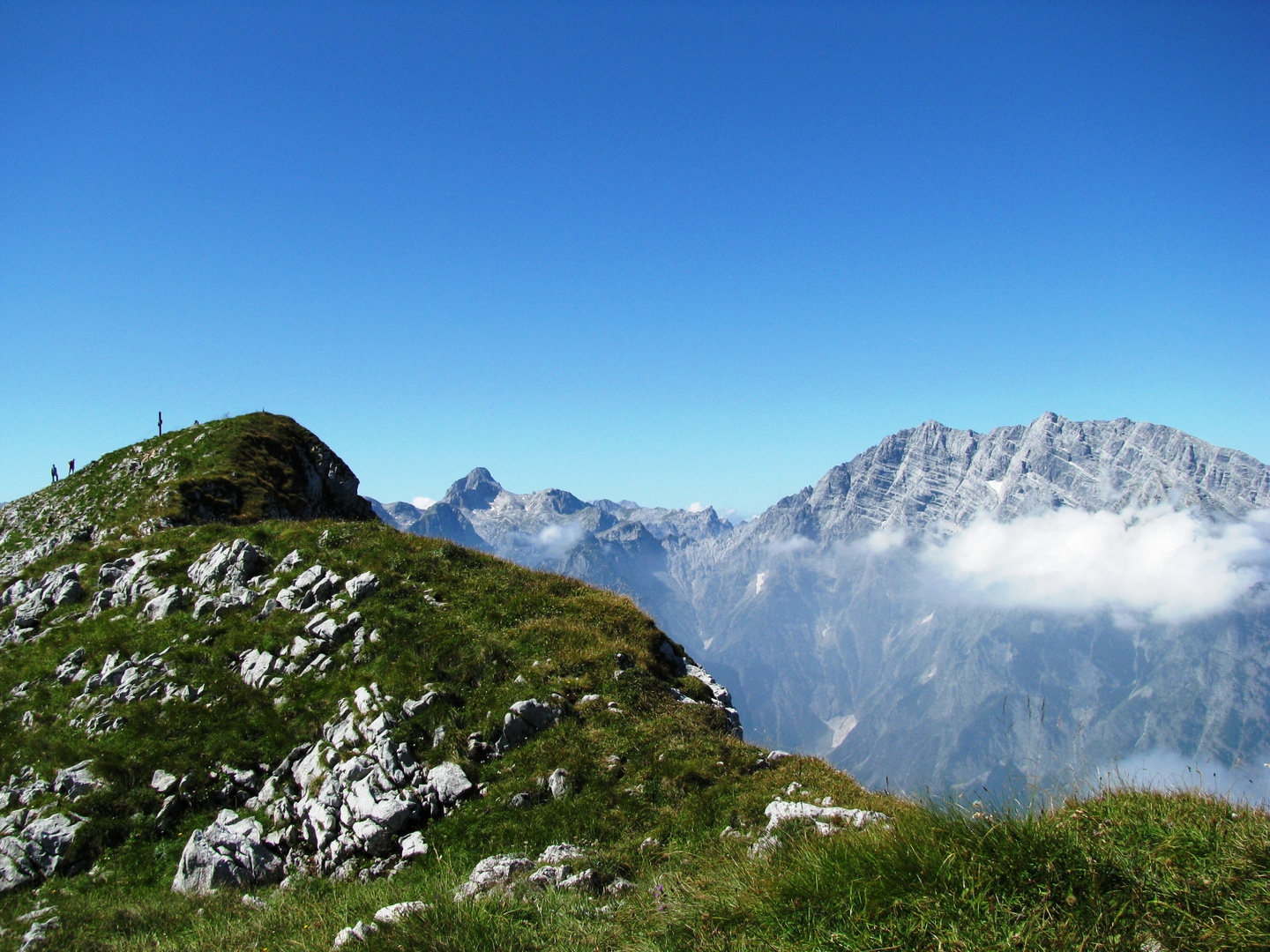 Im Hintergrund der Watzmann