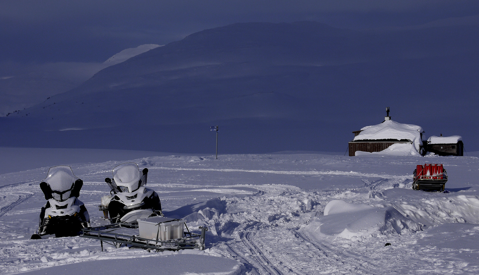 Im Hochfjäll von Pieksemäki/schwedisch Lappland