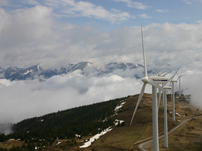 *Im höchsten Windpark Europas*