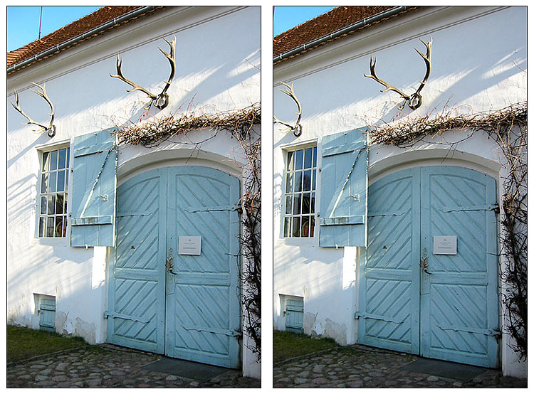 Im Hof des Jagdschlosses Grunewald