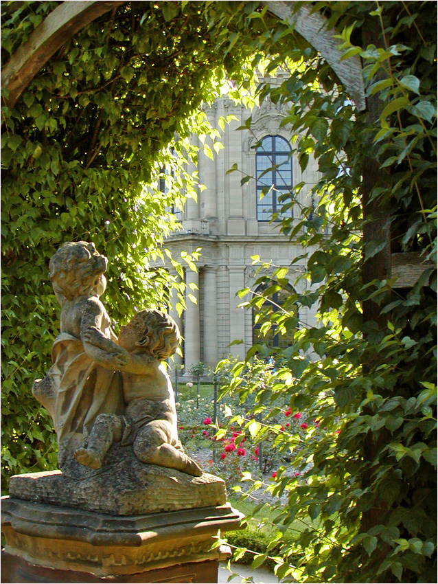 im Hofgarten der Residenz Würzburg