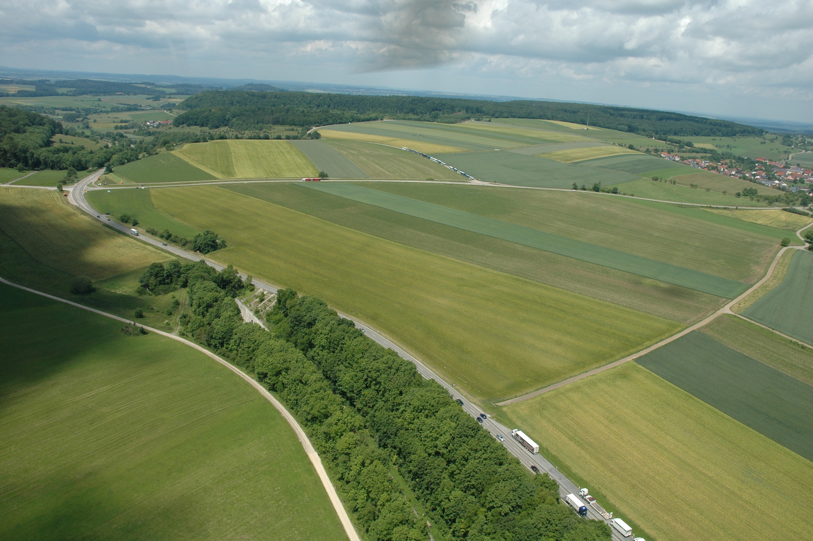 Im Hubschrauber über die Ostalb