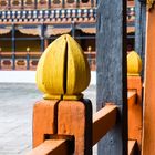 im Innenhof des Dzong