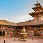 Im Innenhof des Königspalast in Patan