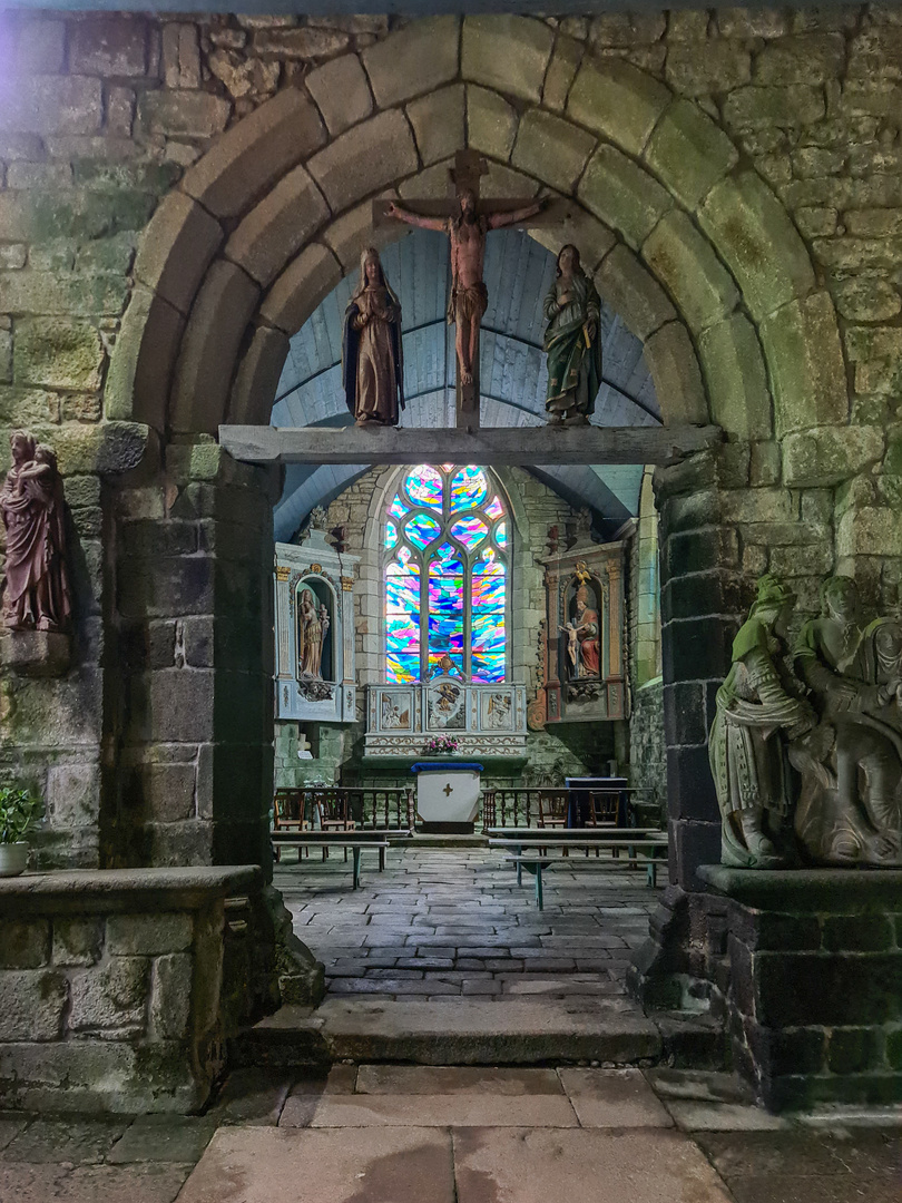 Im Inneren der Kapelle Notre-Dame-de-Bonne-Nouvelle