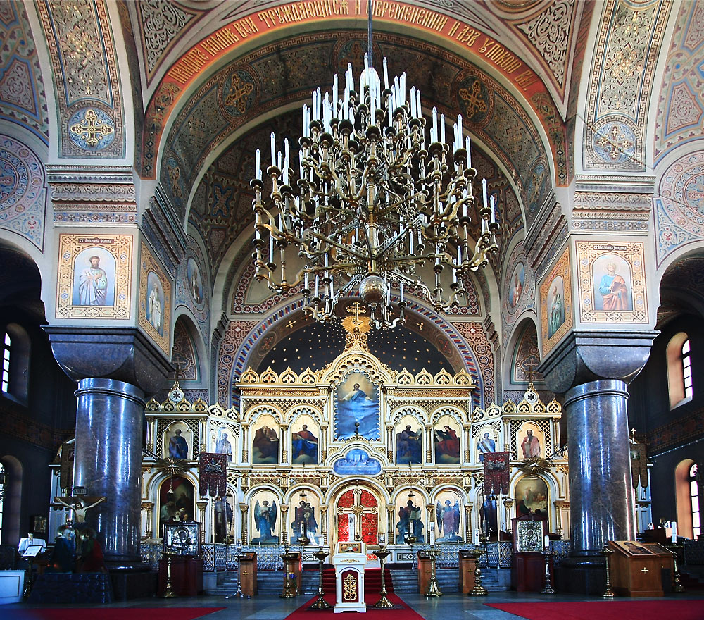 Im Inneren der Uspenski Kathedrale