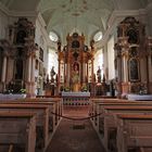 Im Inneren der Wallfahrtskirche Maria Heimsuchung