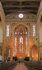 Im Inneren von Santa Croce