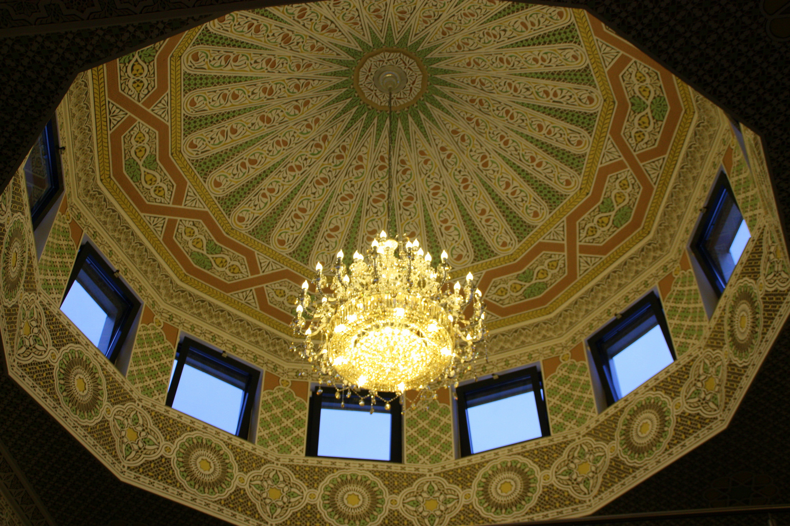 Im Innern der Moschee