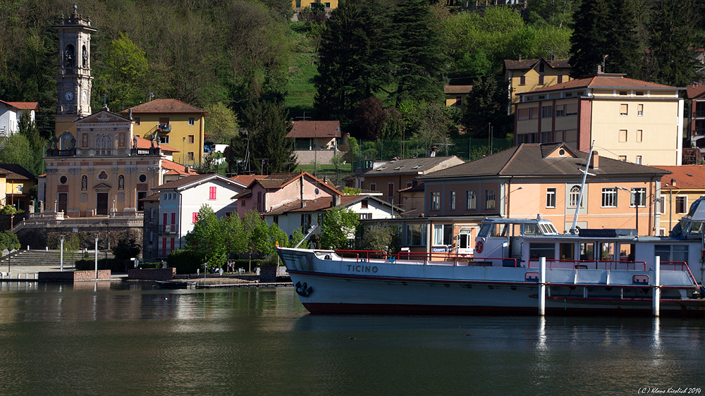 Im italienischen Porto Ceresio.........