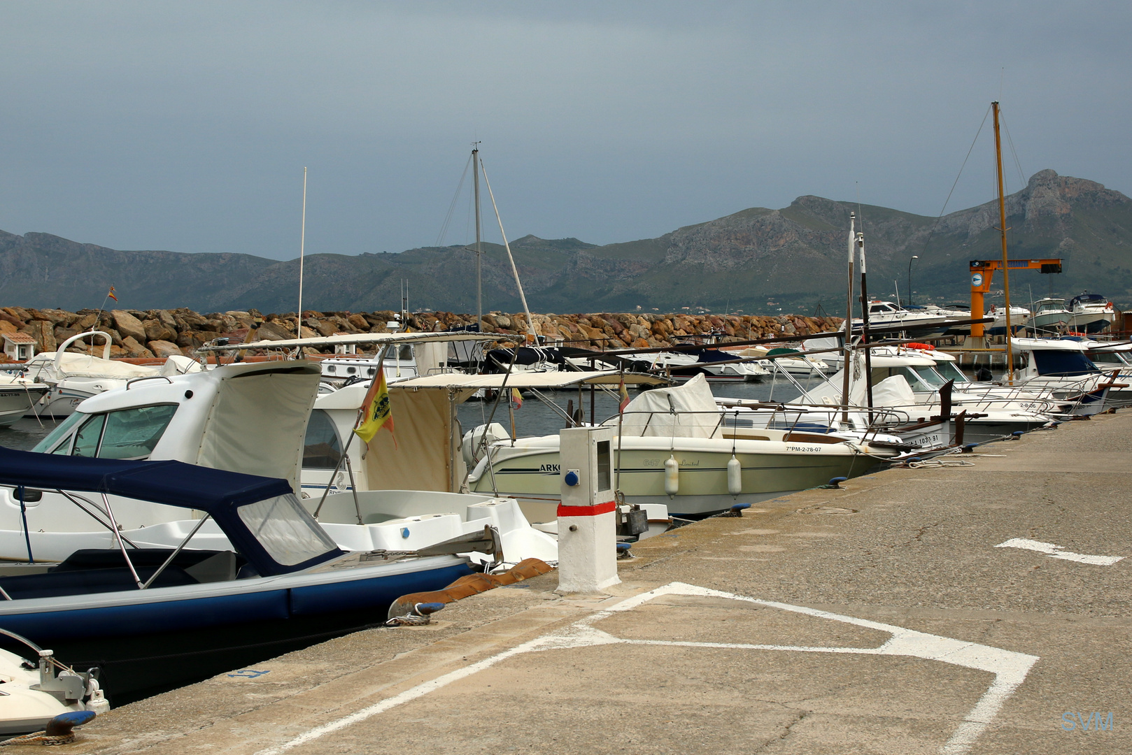 Im Jachthafen von Son Serra de Marina auf Mallorca