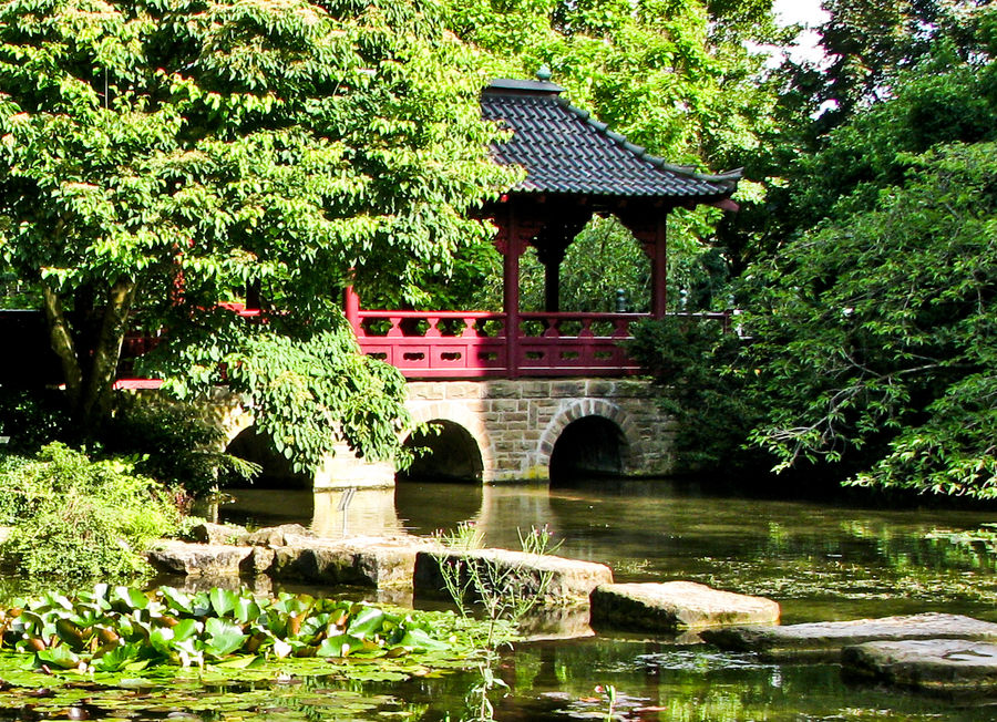 Im japanischen Garten