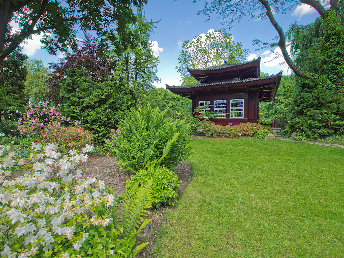 Im japanischen Garten