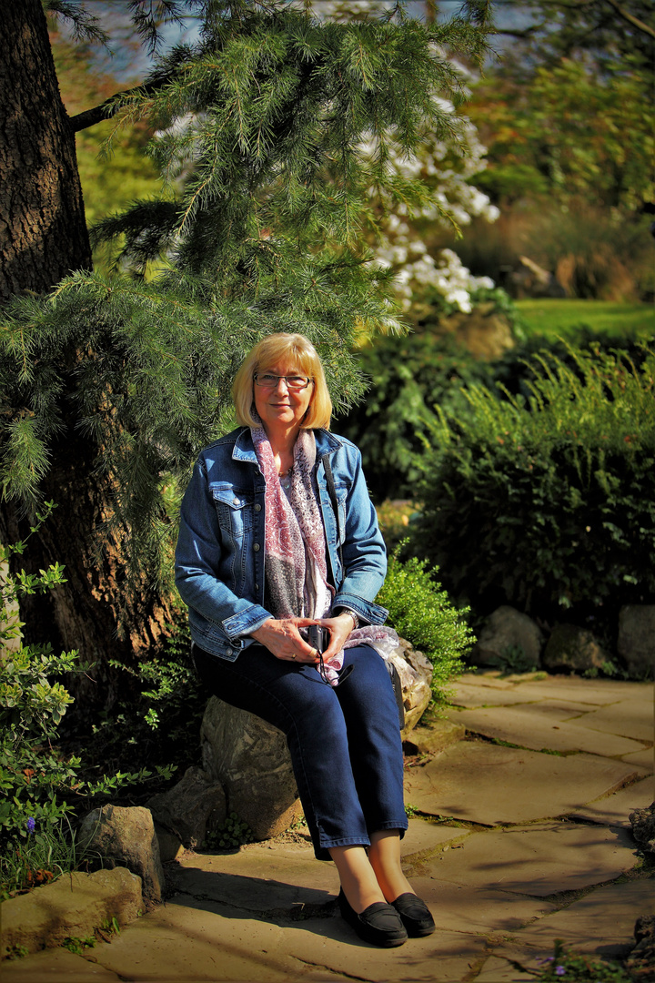 im Japanischen Garten in Leverkusen