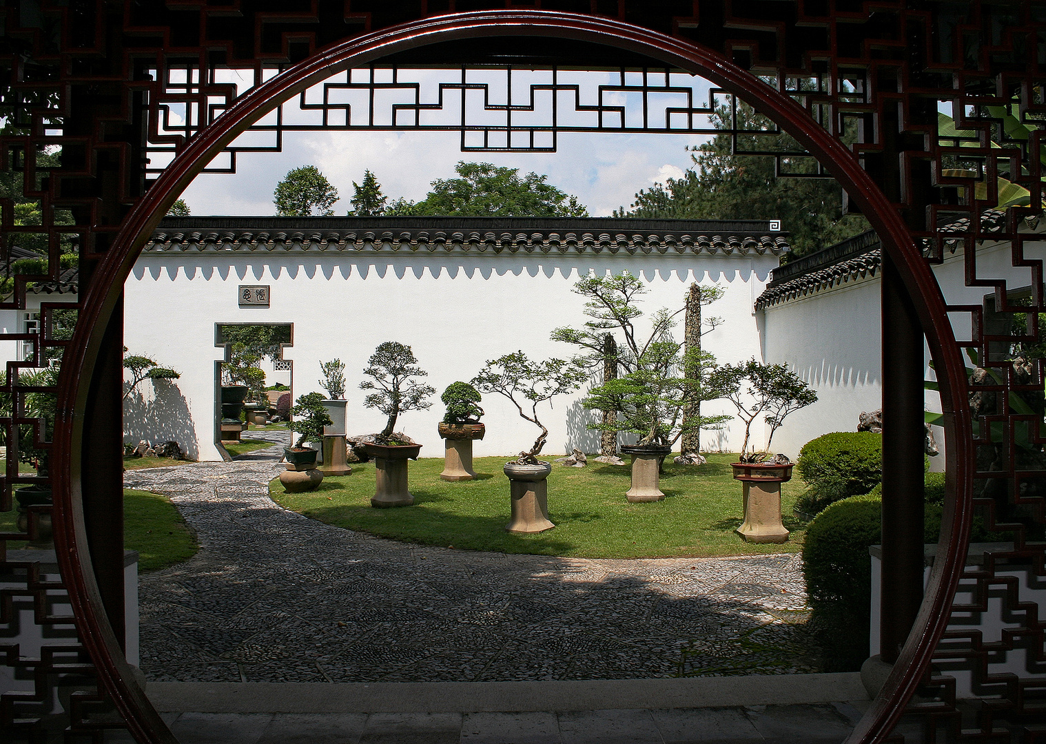 Im japanischen Garten in Singapur