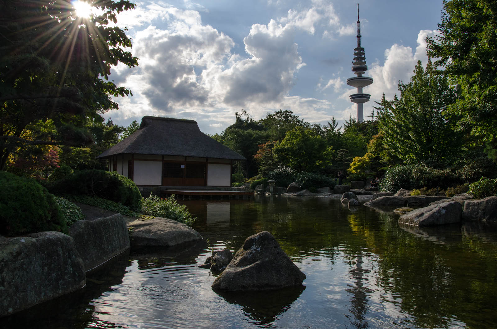 Im japanischen Garten nei Planten un Blomen