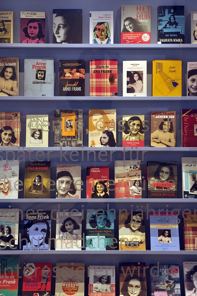 Im Jüdischen Museum Frankfurt am Main: Bücher über Anne Frank