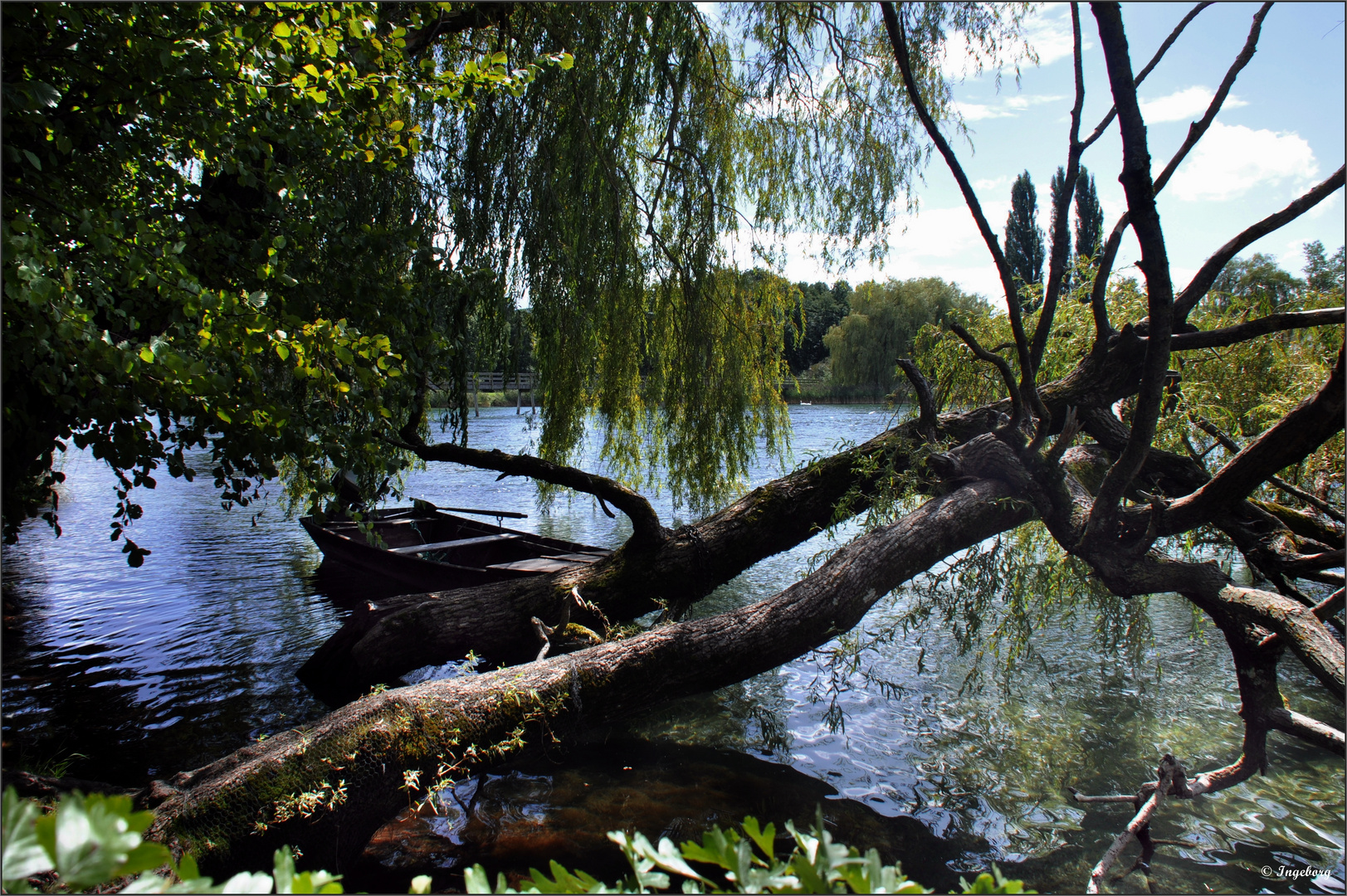 Im Kahn den blauen Fluss hinunter