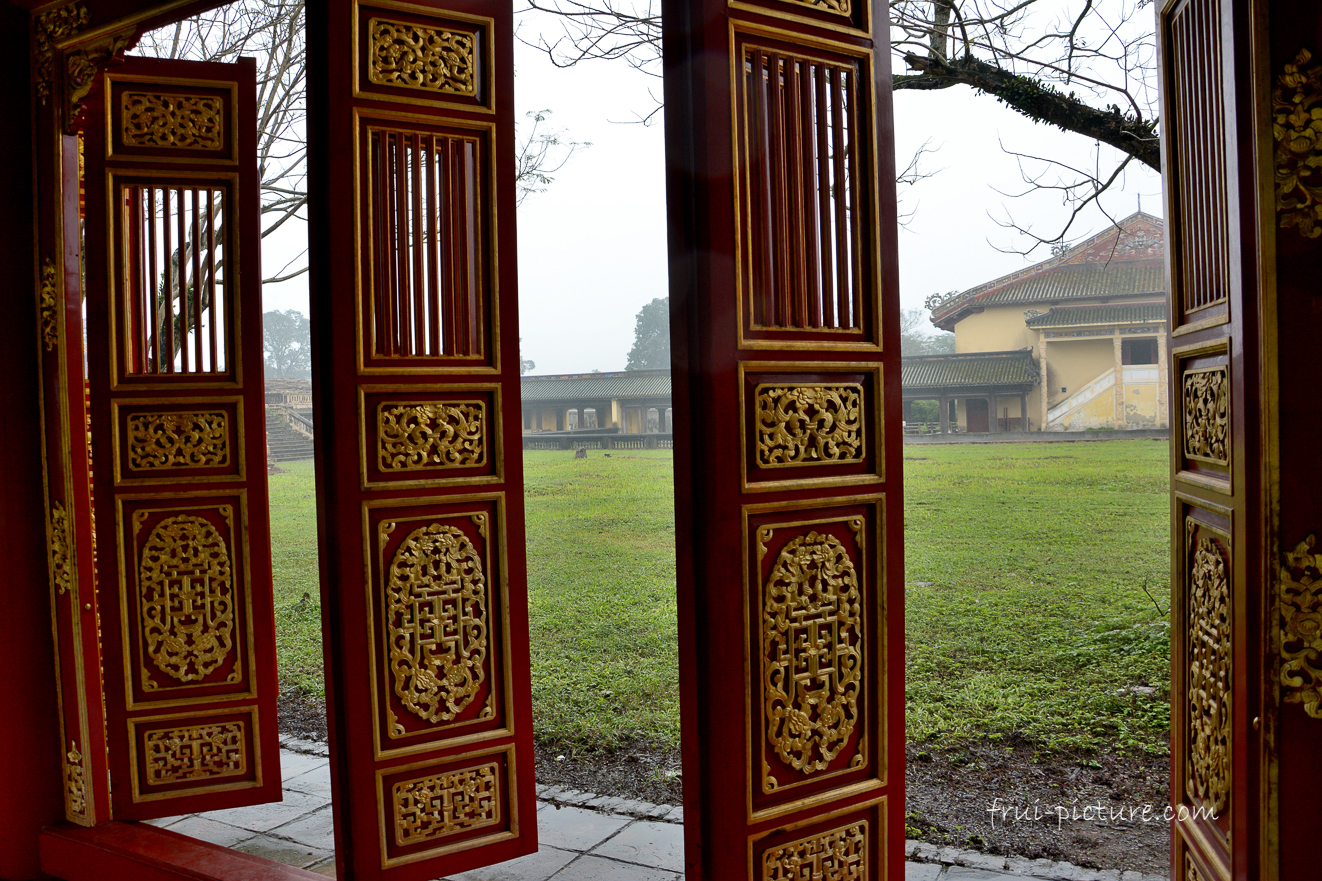 Im Kaiserpalast von Hue (Vietnam)