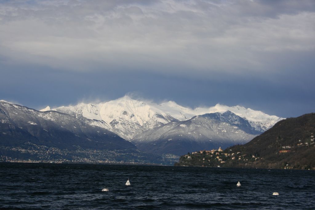 Im kalten Frühjahr am Lago Maggiore