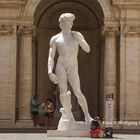 Im Kapitolinischen Museum zur Michelangelo Ausstellung mit David