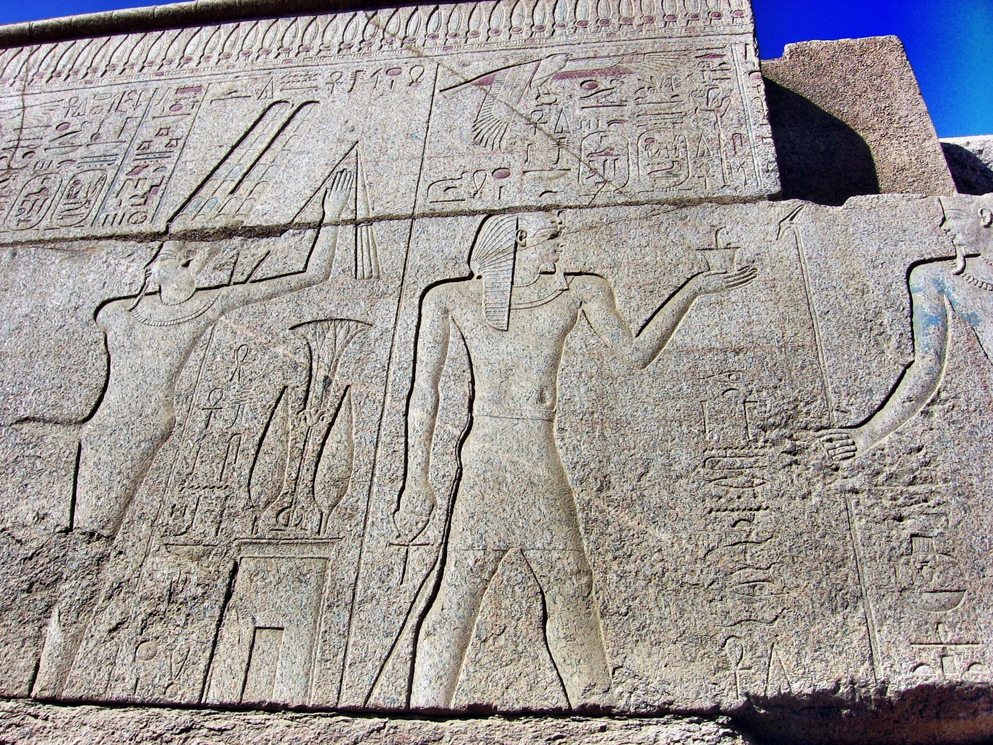 im Karnak-Tempel, Luxor