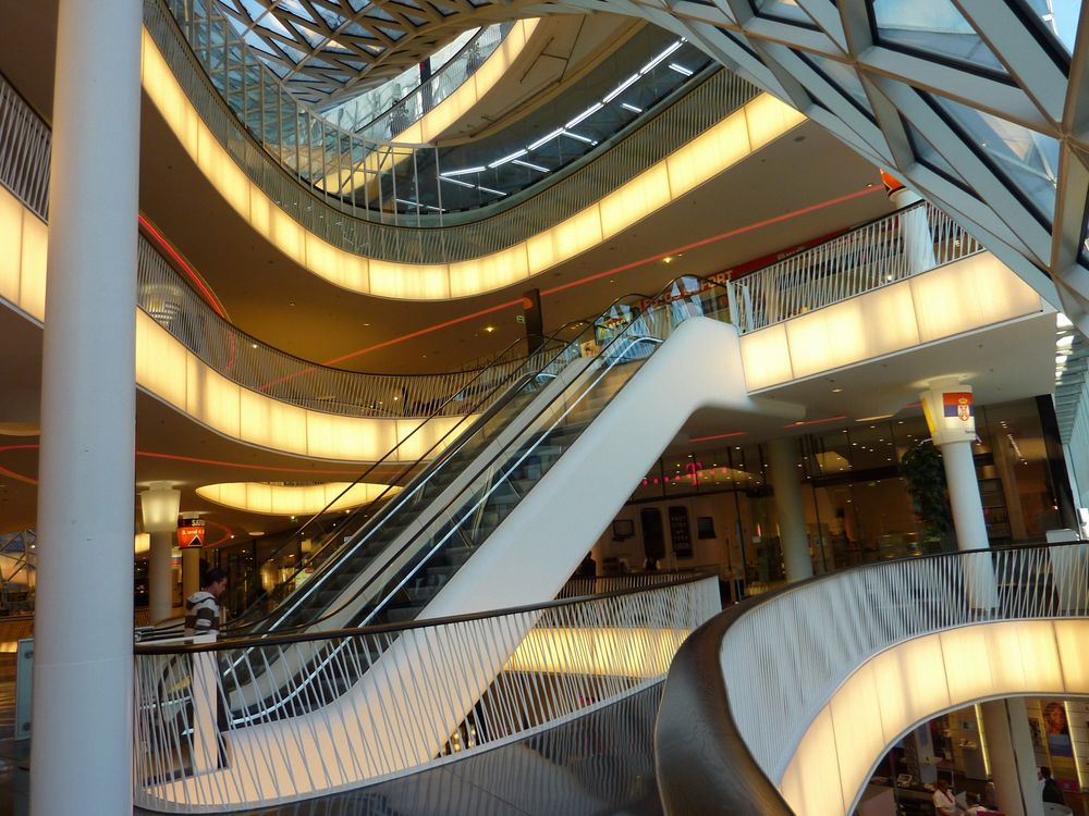 Im Kaufhaus an der Zeil in Frankfurt/M