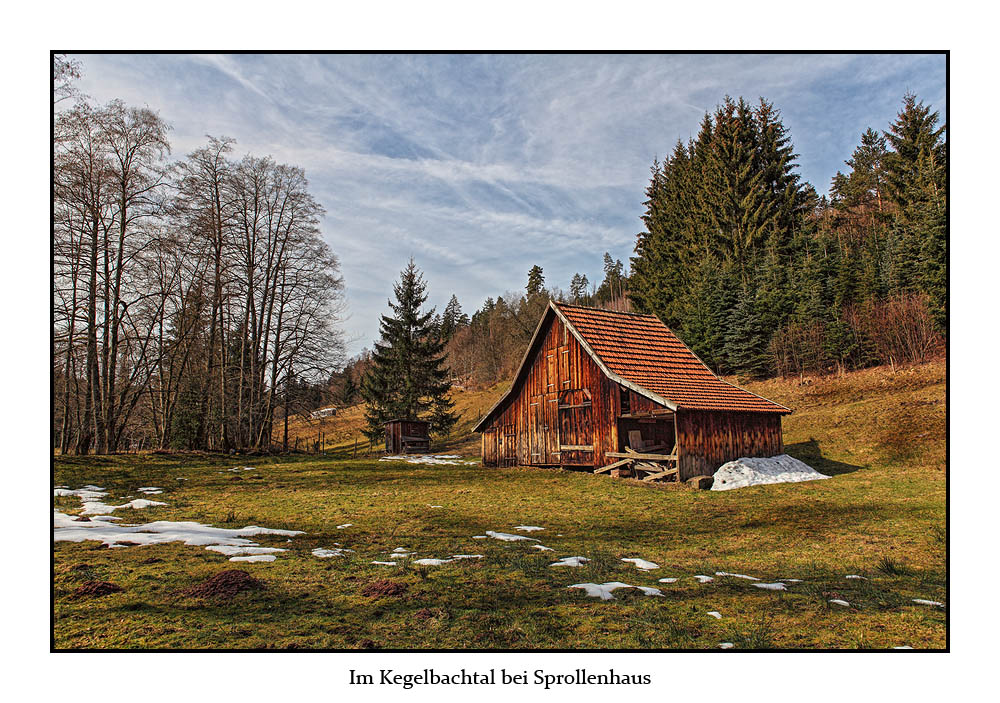 Im Kegelbachtal bei Sprollenhaus