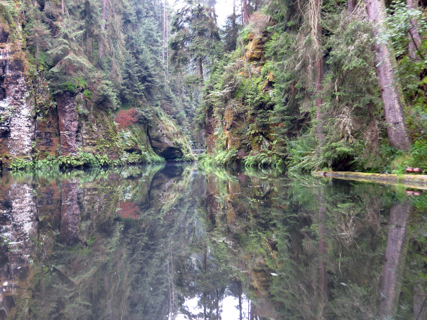 Im Kirnitzschtal bei Hinterhermsdorf (Obere Schleuse)