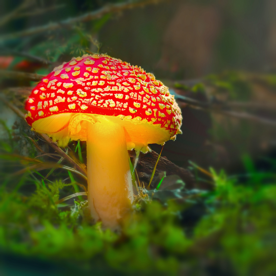 Im kleinen zauberhaften Wald