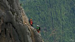 im Klettersteig