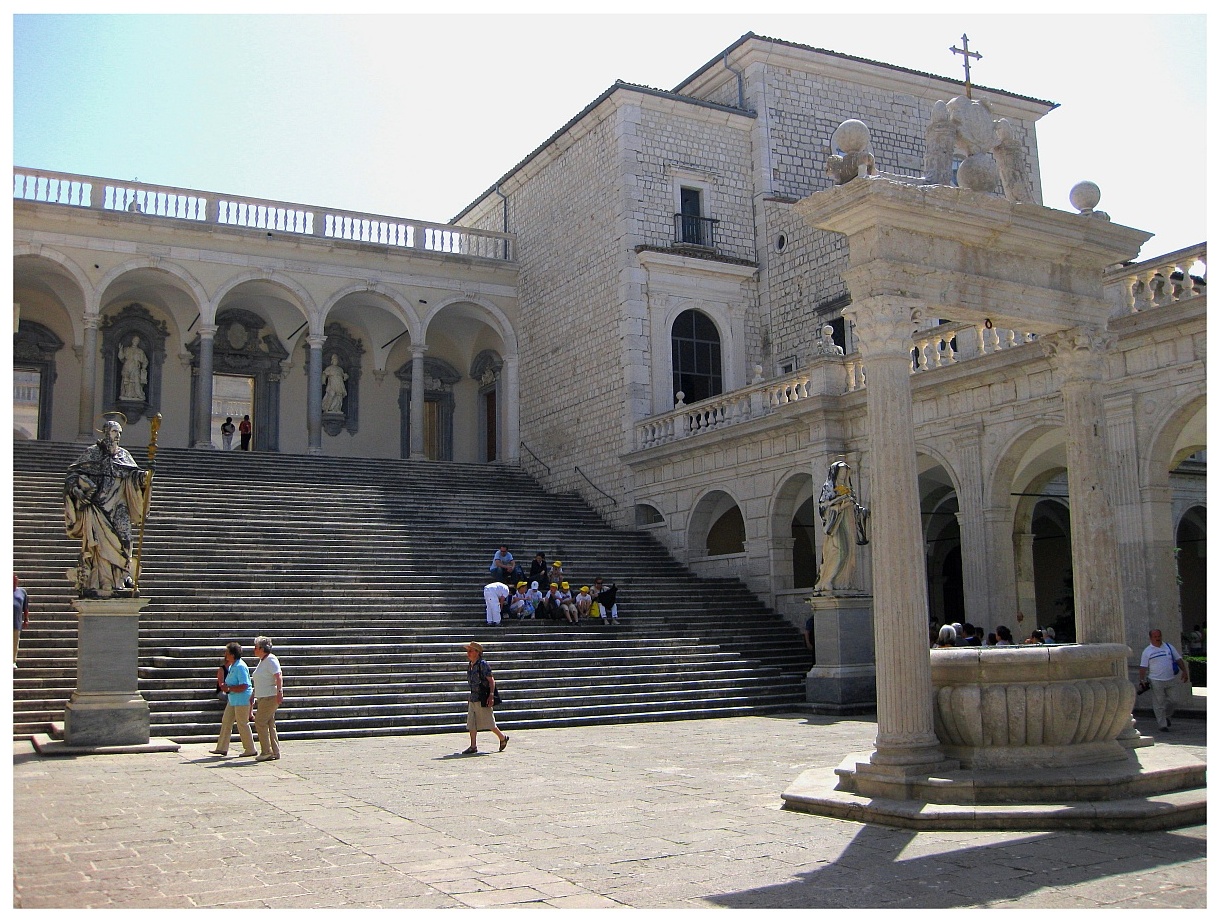 Im Kloster Montecassino