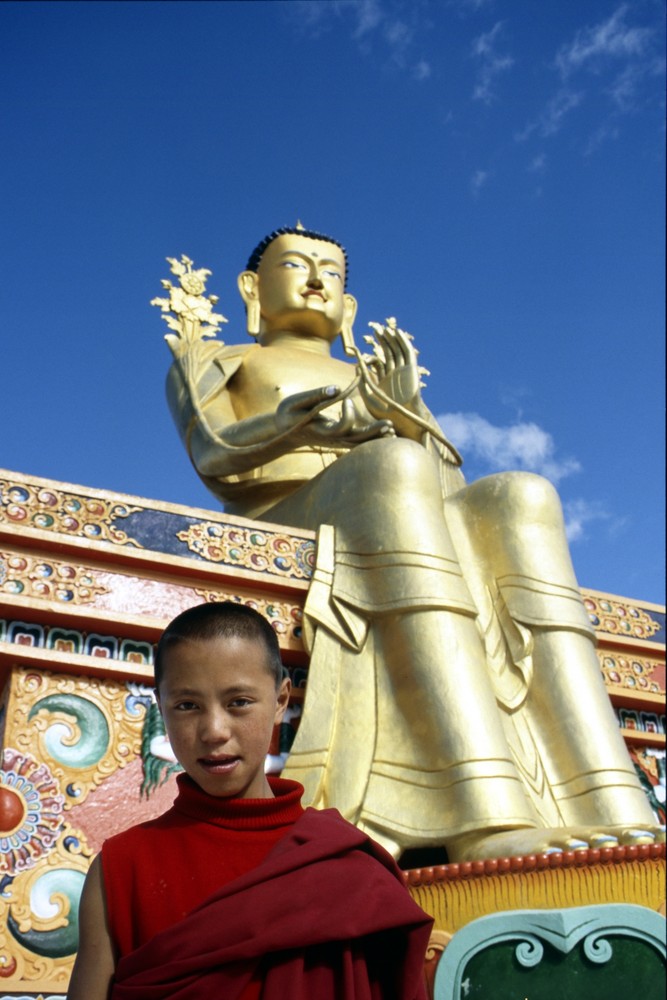 Im Kloster von Likir (Ladakh, Indien) von Andy Stock 