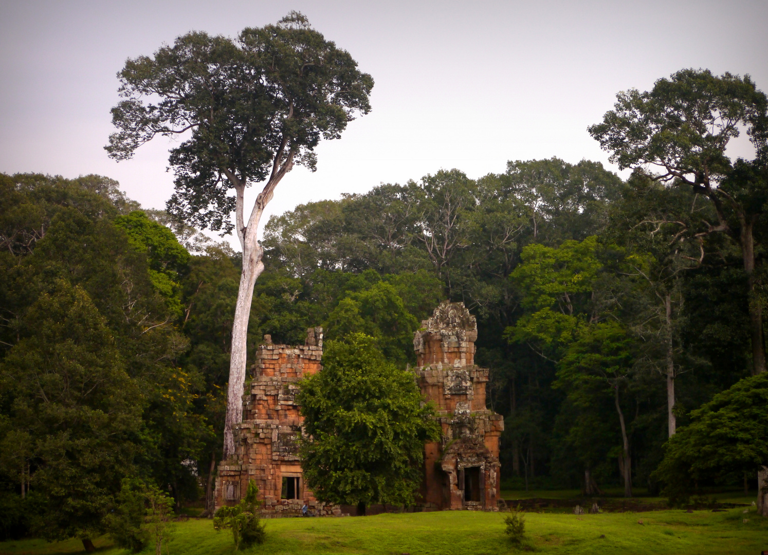 Im Klosterbezirk von Angkor Wat...