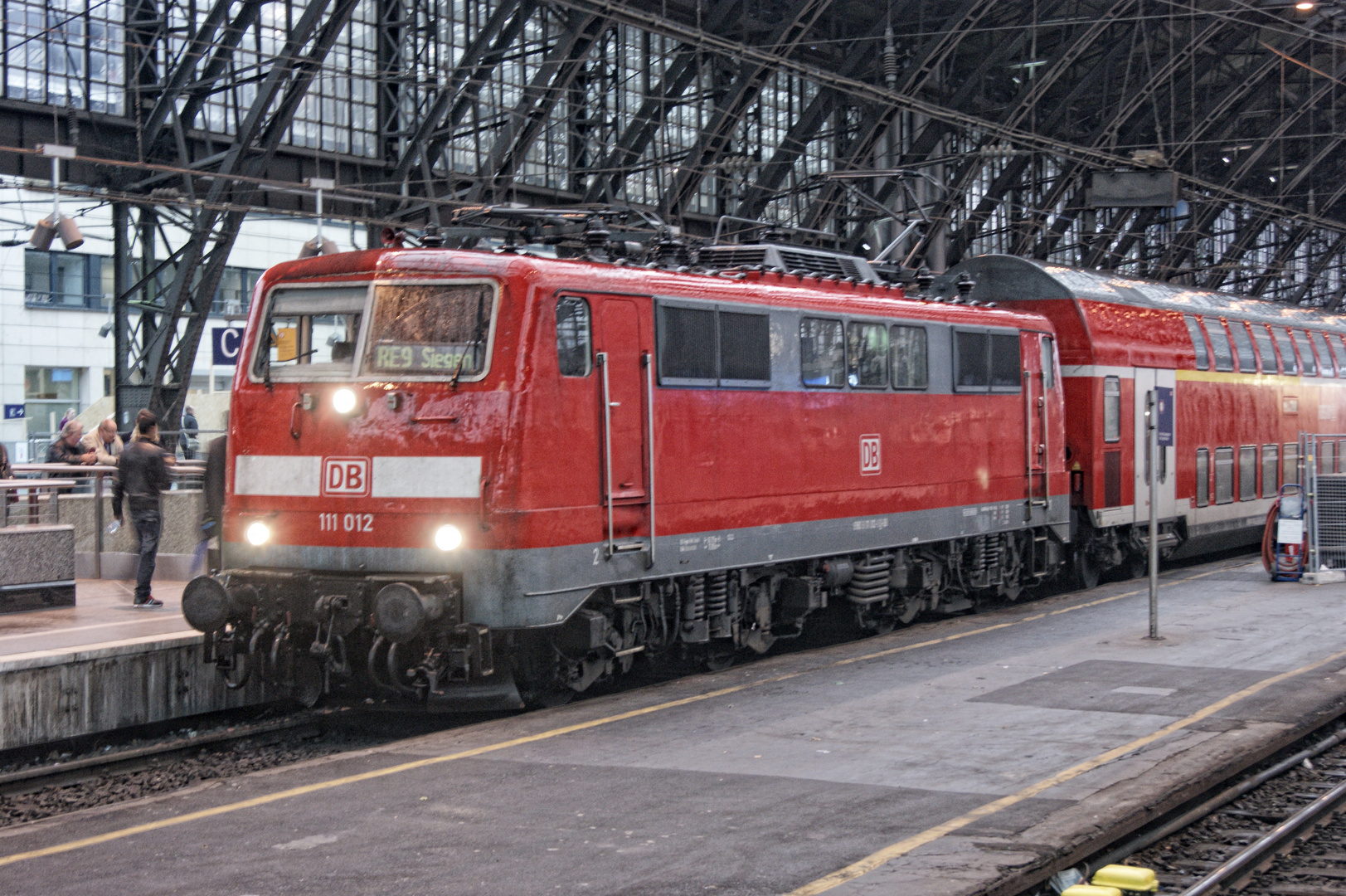 Im Kölner HBF.