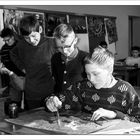 Im Kunstunterricht, Herder-Gymnasium 1967