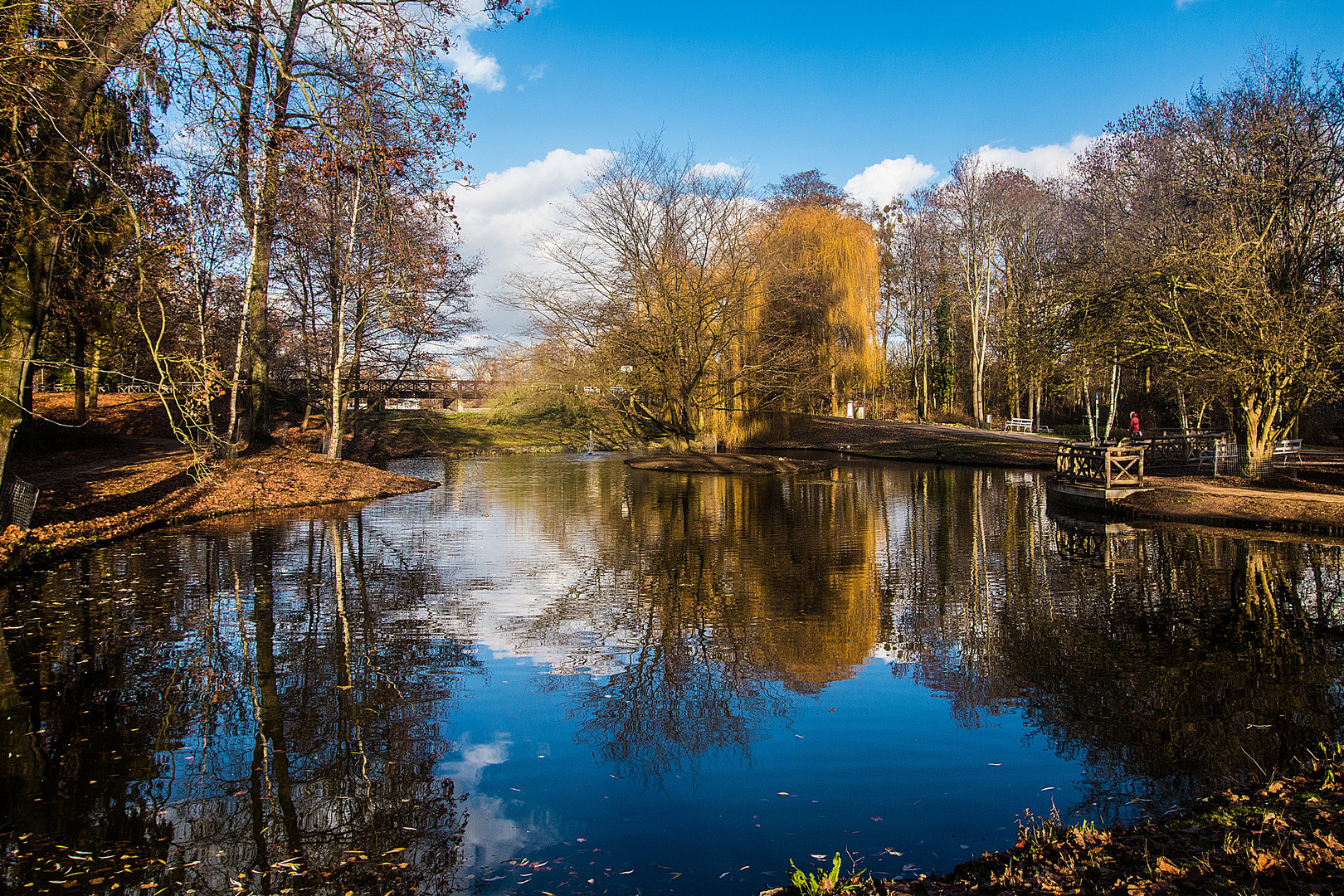 Im Kurpark von Bad Nauheim