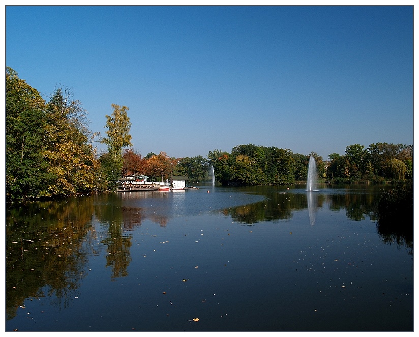 Im Kurpark von Bad Nauheim Foto & Bild landschaft, bach, fluss & see