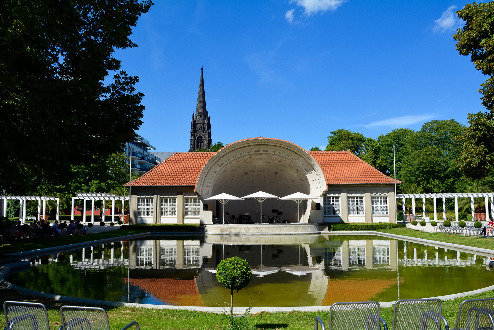 Im Kurpark von Bad Nauheim 