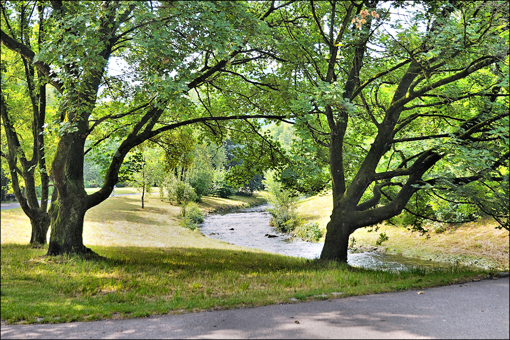 Im Kurpark von Bad Urach