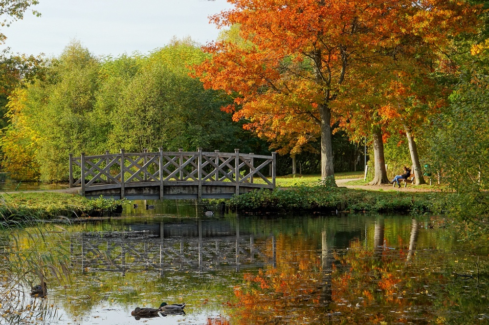 Im Kurpark von Timmendorfer Strand