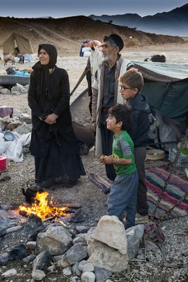 Im Lager der Bakhtiari Nomaden