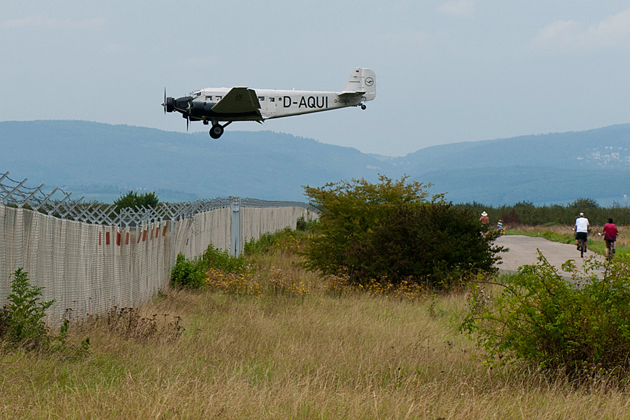 im Landeanflug