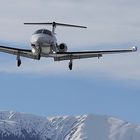 im Landeanflug auf den Airport Innsbruck