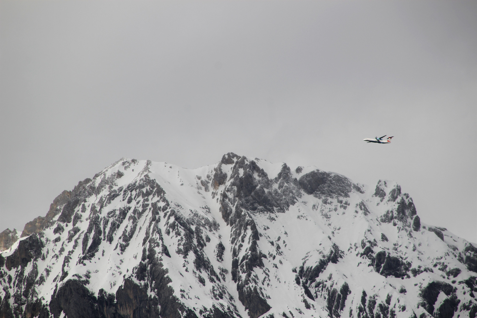 Im Landeanflug auf Innsbruck 