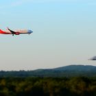 Im Landeanflug auf Köln Bonn