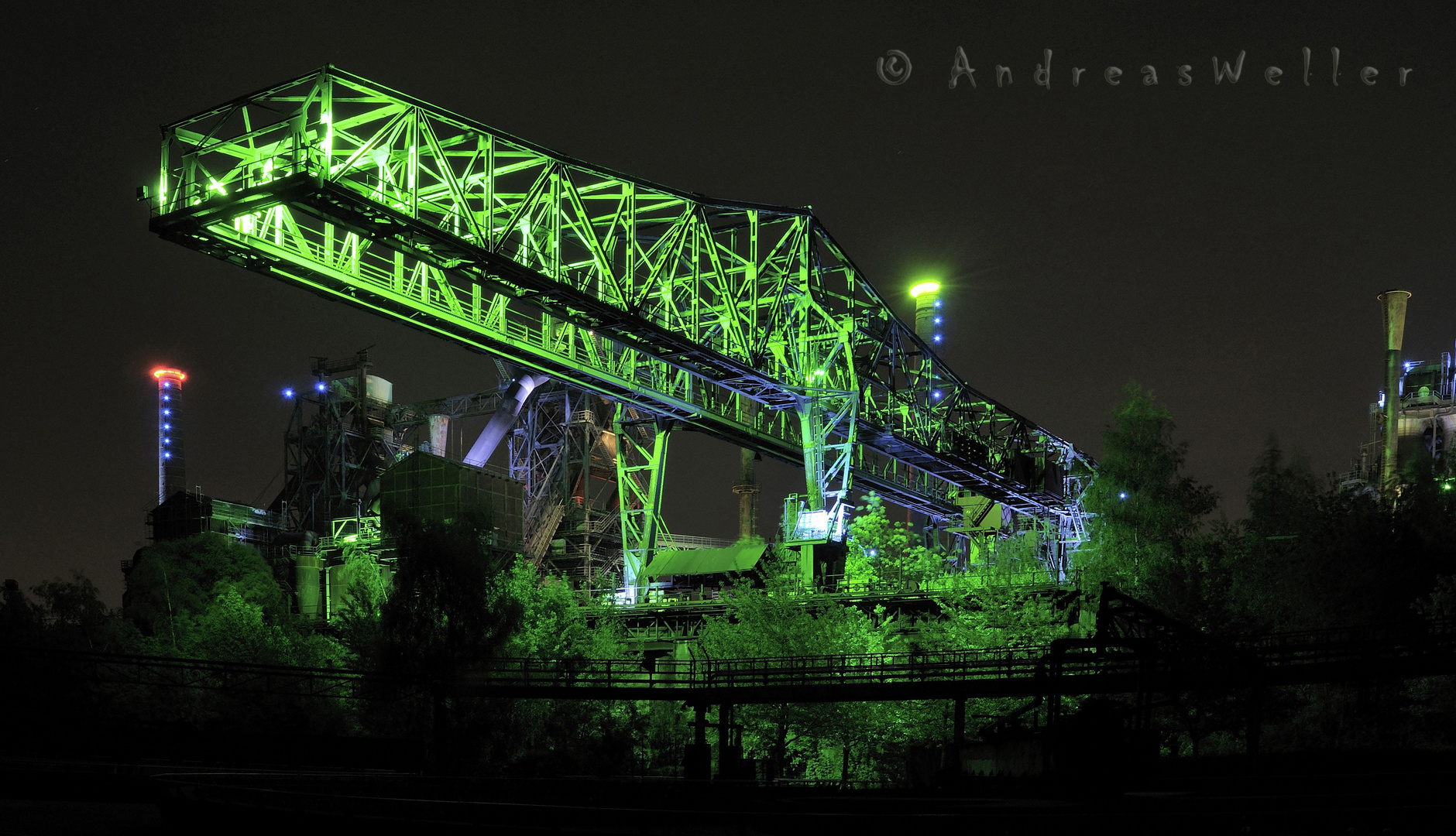 Im Landschaftspark Duisburg Nord